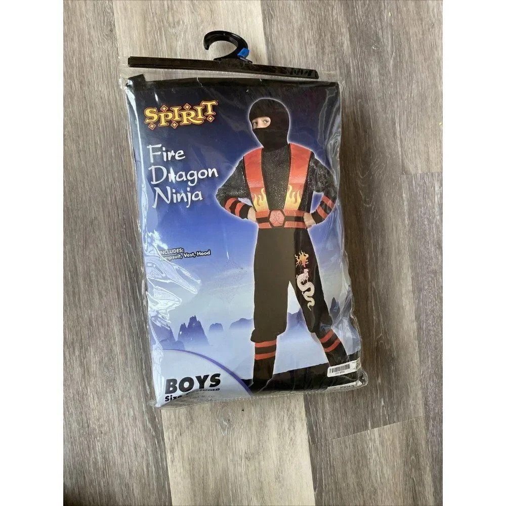 NEW SPIRIT FIRE DRAGON NINJA RED BLACK  JUMPSUIT H